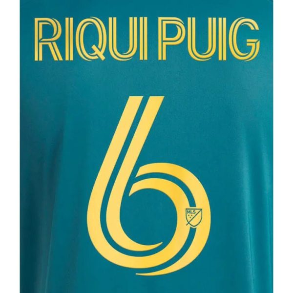 LA Galaxy 2023- Away Riqui Puig #6 Jersey Name Set