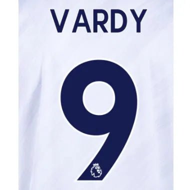 Leicester City 2020/21 Away Vardy # 9 Jersey name Set