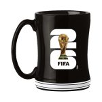 Logo Brands 2026 FIFA World Cup 14oz Black Relief Mug